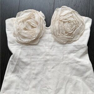 Zara Bustier with Floral Pearl embellishement